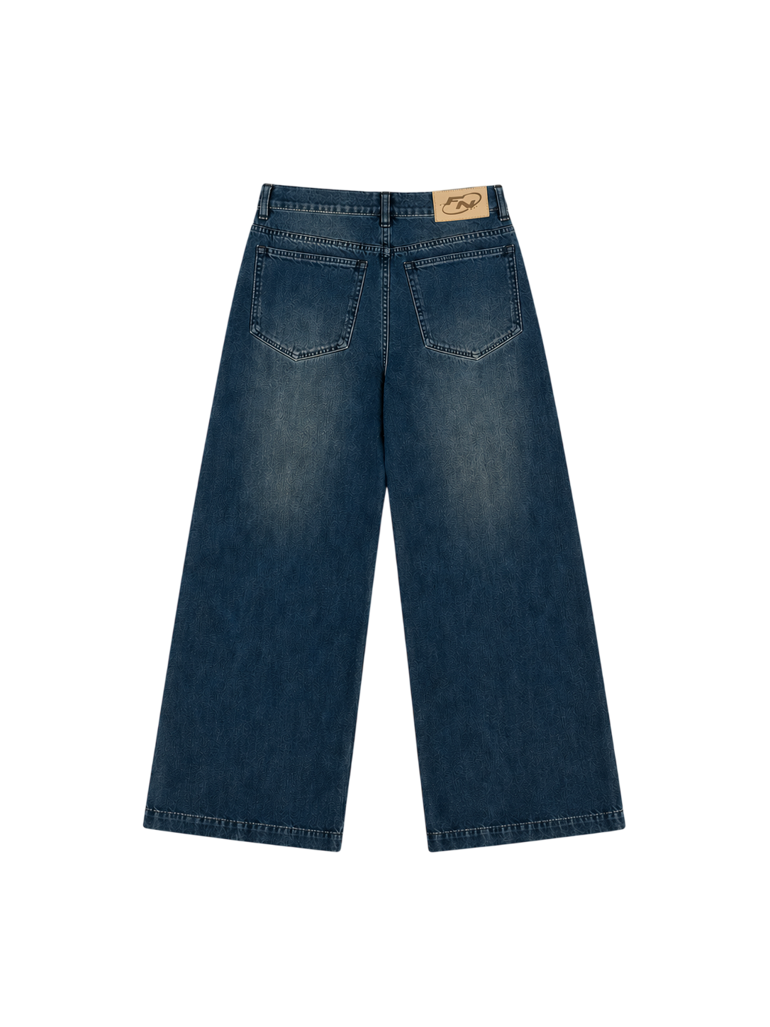 Foto alternativa 1 para pantalón baggy azul